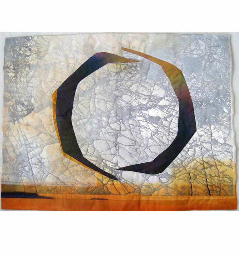 62 x 75 cm Siebdruck auf BW, Reversapplikation