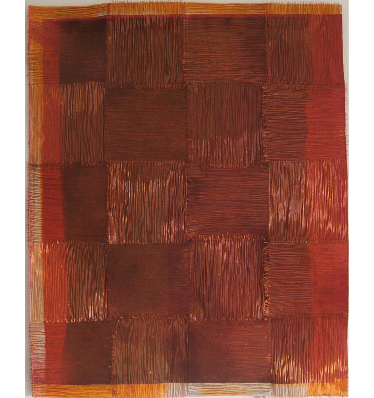 68 x54 cm, Siebdruck auf BW, lackierter Draht