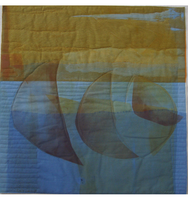 54x53 cm, Siebdruck auf BW, Organza