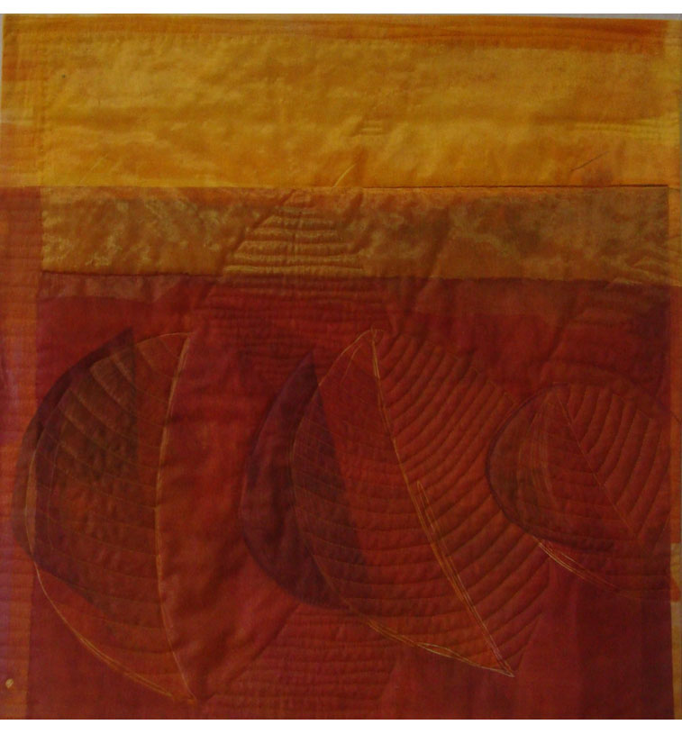 70x68 cm, Siebdruck auf BW, Organza